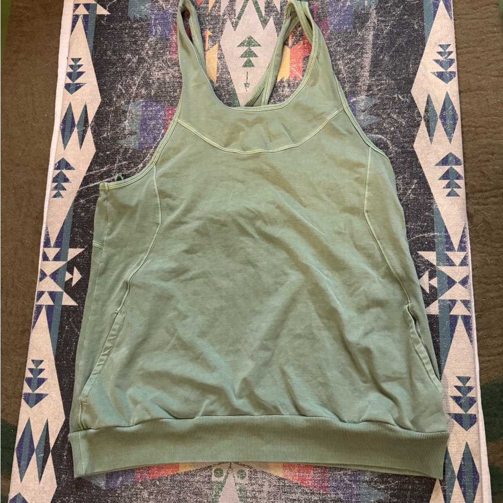 FP Movement by Free People Green Hot Shot Tunic athletic Mini Dress